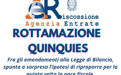 ROTTAMAZIONE QUINQUIES AGENZIA ENTRATE RISCOSSIONE. IN ARRIVO?